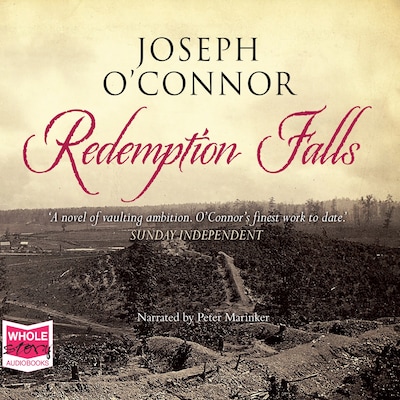 Redemption Falls – omslag til lydbogen af Joseph O'Connor