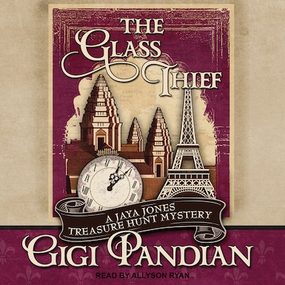 The Glass Thief – omslag til lydbogen af Gigi Pandian