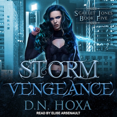 Storm Vengeance – omslag til lydbogen af D.N. Hoxa