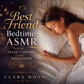 Best Friend Bedtime ASMR for Sleep, Comfort, and Relaxation – omslag till ljudboken av Clara Moon