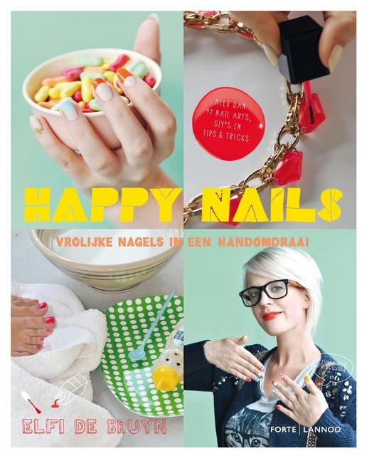 Happy nails: vrolijke nagels in een handomdraai – omslag van het luisterboek van Elfi De Bruyn
