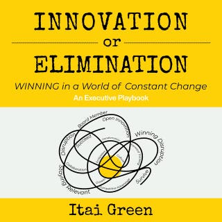 Innovation or Elimination: Winning in a World of Constant Change – omslag till ljudboken av Itai Green