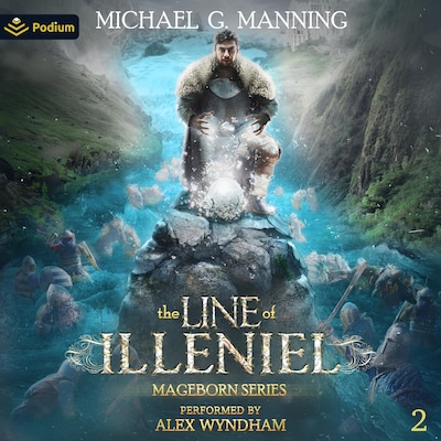 The Line of Illeniel – omslag til lydbogen af Michael G. Manning