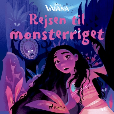Vaiana - Rejsen til monsterriget – omslag til lydbogen af Disney