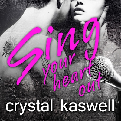 Sing Your Heart Out – omslag til lydbogen af Crystal Kaswell