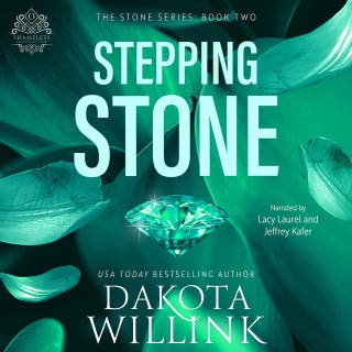Stepping Stone – omslag till ljudboken av Dakota Willink