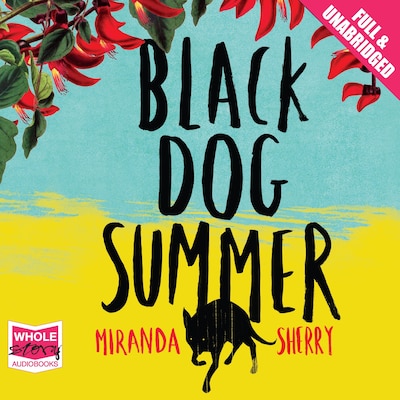 Black Dog Summer – omslag til lydbogen af Miranda Sherry