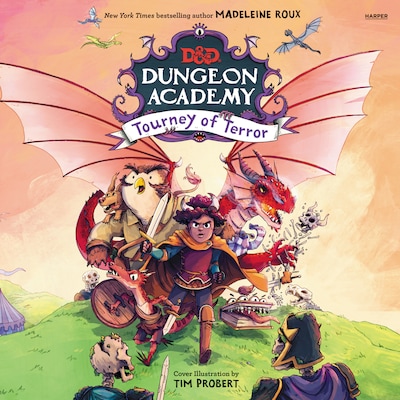 Dungeons & Dragons: Dungeon Academy: Tourney of Terror – omslag til lydbogen af Madeleine Roux