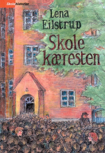 Skolekæresten – omslag til lydbogen af Lena Eilstrup