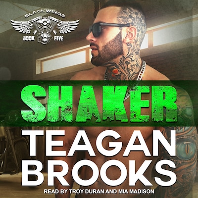 Shaker – omslag til lydbogen af Teagan Brooks