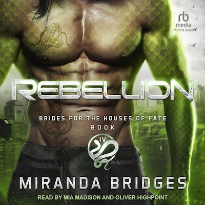 Rebellion – omslag til lydbogen af Miranda Bridges