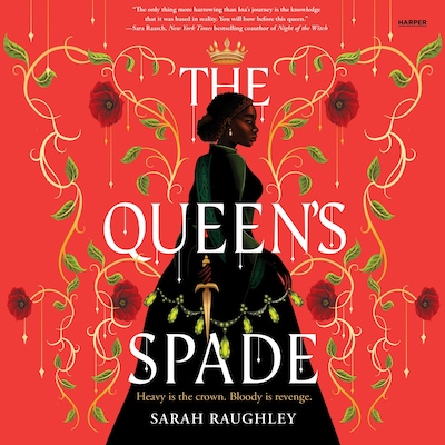 The Queen's Spade – omslag til lydbogen af Sarah Raughley