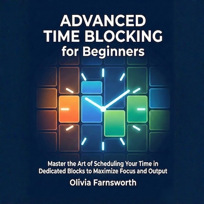 Advanced Time Blocking for Beginners – omslag til lydbogen af Olivia Farnsworth
