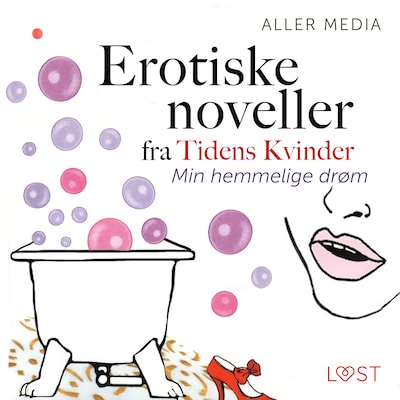Min hemmelige drøm  – erotiske noveller fra Tidens kvinder – omslag til lydbogen af Aller Media A/S