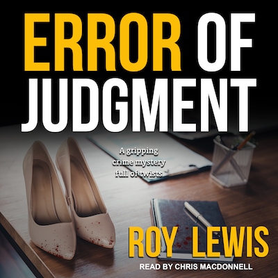 Error of Judgment – omslag til lydbogen af Roy Lewis