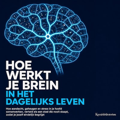 Hoe Werkt Je Brein in Het Dagelijks Leven – omslag van het luisterboek van Kennislaboratorium