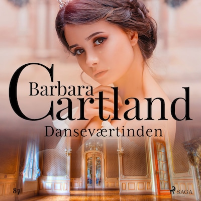 Danseværtinden – omslag til lydbogen af Barbara Cartland