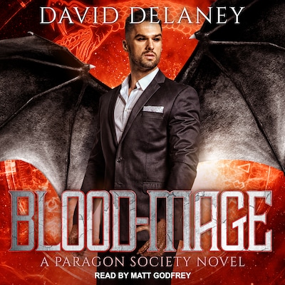Blood-Mage – omslag til lydbogen af David Delaney