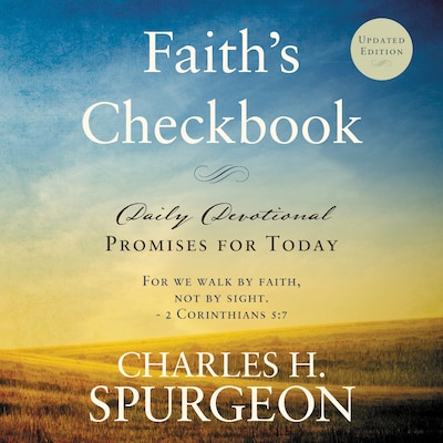 Faith’s Checkbook – omslag til lydbogen af Charles H. Spurgeon