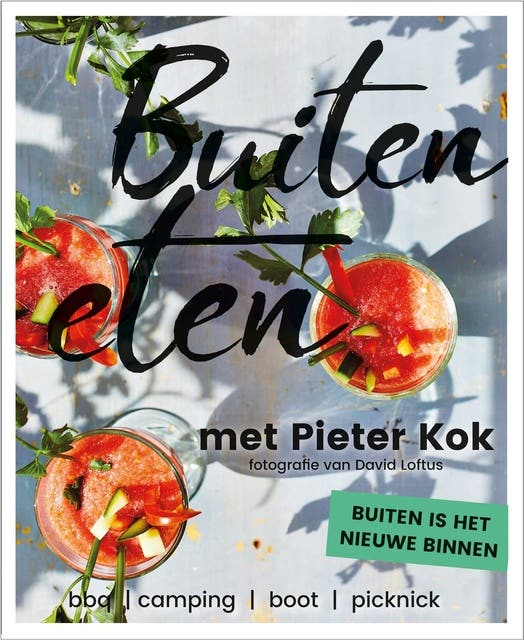 Buiten eten met Pieter Kok – omslag van het luisterboek van Pieter Kok