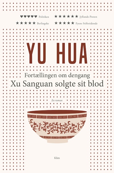 Fortællingen om dengang Xu Sanguan solgte sit blod – omslag til lydbogen af Yu Hua