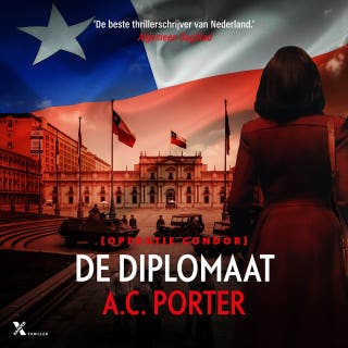 De diplomaat – omslag van het luisterboek van A.C. Porter