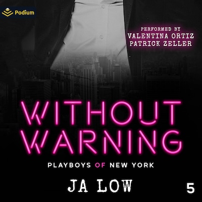 Without Warning – omslag til lydbogen af JA Low