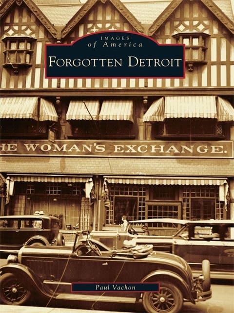 Forgotten Detroit – omslag til lydbogen af Paul Vachon