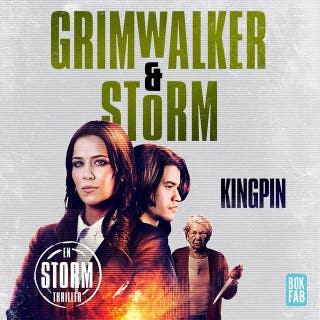 Kingpin – omslag till ljudboken av Alex Storm,Leffe Grimwalker
