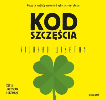 Kod szczęścia – okładka audiobooka, autor Richard Wiseman