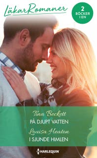På djupt vatten / I sjunde himlen – omslag till ljudboken av Louisa Heaton,Tina Beckett