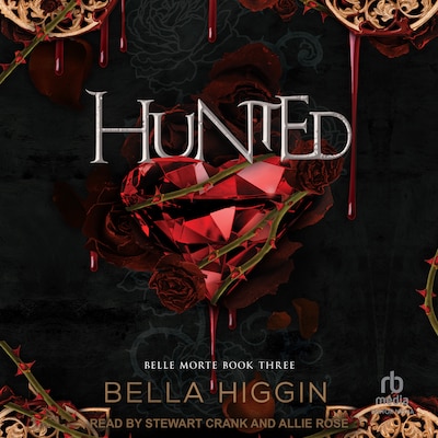 Hunted – omslag til lydbogen af Bella Higgin