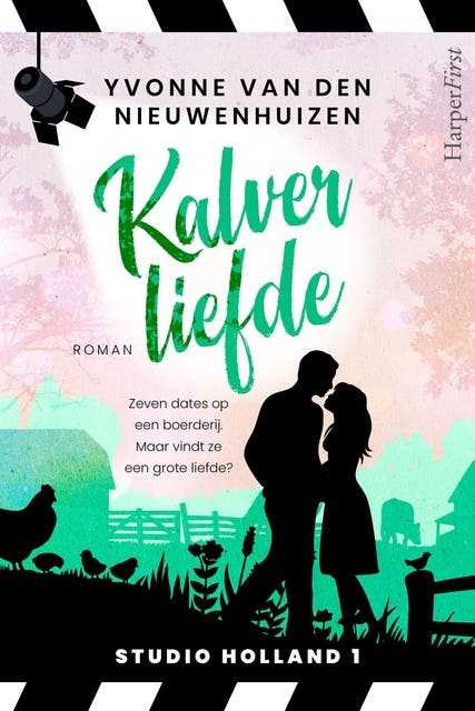Kalverliefde: Zeven dates op een boerderij. Maar vindt ze een grote liefde? – omslag van het luisterboek van Yvonne van den Nieuwenhuizen