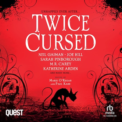 Twice Cursed – omslag til lydbogen af Marie O'Regan, Paul Kane, Neil Gaiman