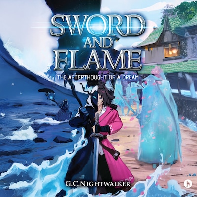 Sword and Flame – omslag til lydbogen af G.C. Nightwalker