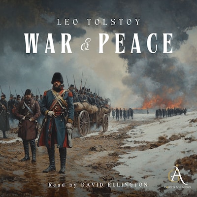 War and Peace - Audiobook – omslag til lydbogen af Leo Tolstoy, Classic Audiobooks