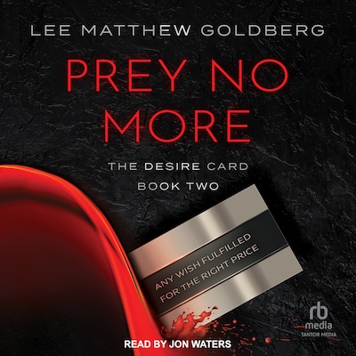 Prey No More – omslag til lydbogen af Lee Matthew Goldberg