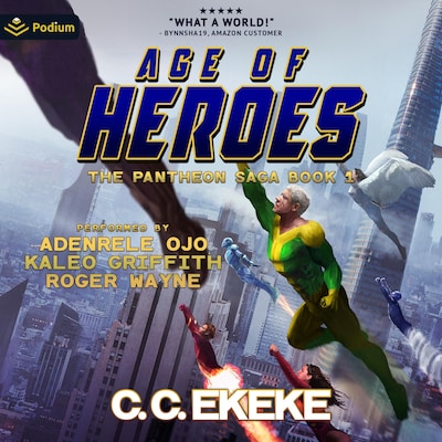 Age of Heroes – omslag til lydbogen af C.C. Ekeke
