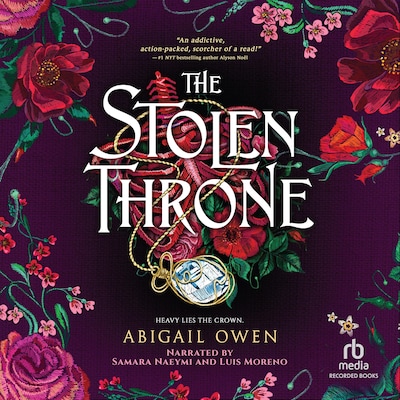 The Stolen Throne – omslag til lydbogen af Abigail Owen