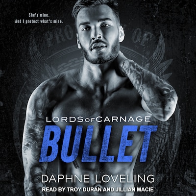 BULLET & Forgiveness – omslag til lydbogen af Daphne Loveling