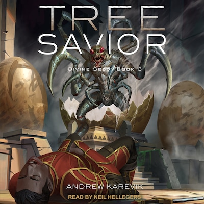 Tree Savior – omslag til lydbogen af Andrew Karevik