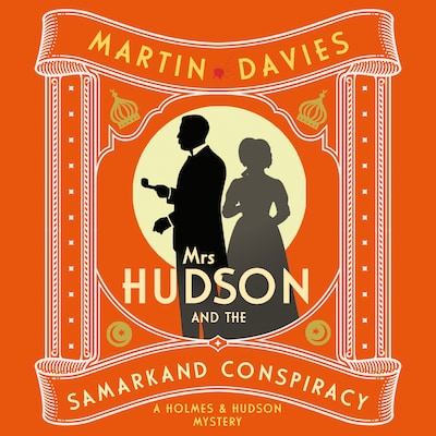Mrs Hudson and the Samarkand Conspiracy – omslag til lydbogen af Martin Davies