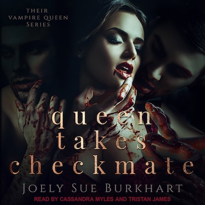 Queen Takes Checkmate – omslag til lydbogen af Joely Sue Burkhart