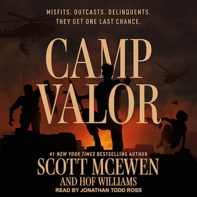 Camp Valor – omslag til lydbogen af Scott McEwen, Hof Williams