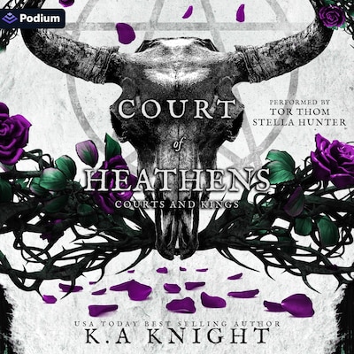 Court of Heathens – omslag til lydbogen af K.A. Knight