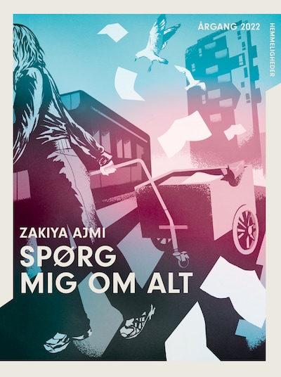 Spørg mig om alt – omslag til lydbogen af Zakiya Ajmi