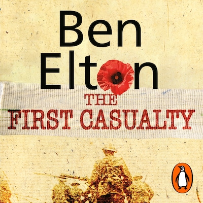 The First Casualty – omslag til lydbogen af Ben Elton