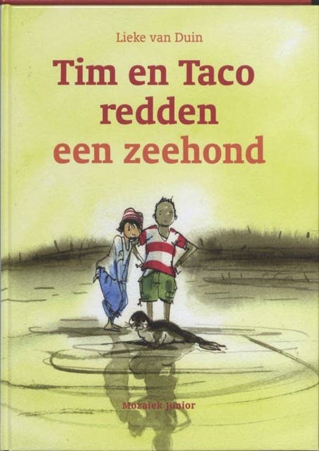 Tim en Taco redden een zeehond – omslag van het luisterboek van Lieke van Duin