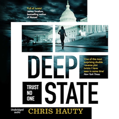 Deep State – omslag til lydbogen af Chris Hauty