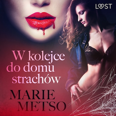 W kolejce do domu strachów – opowiadanie erotyczne – okładka audiobooka, autor Marie Metso